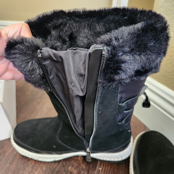 New IOB Pajar 1963 Black Boots, Fur - Picture 9 of 13